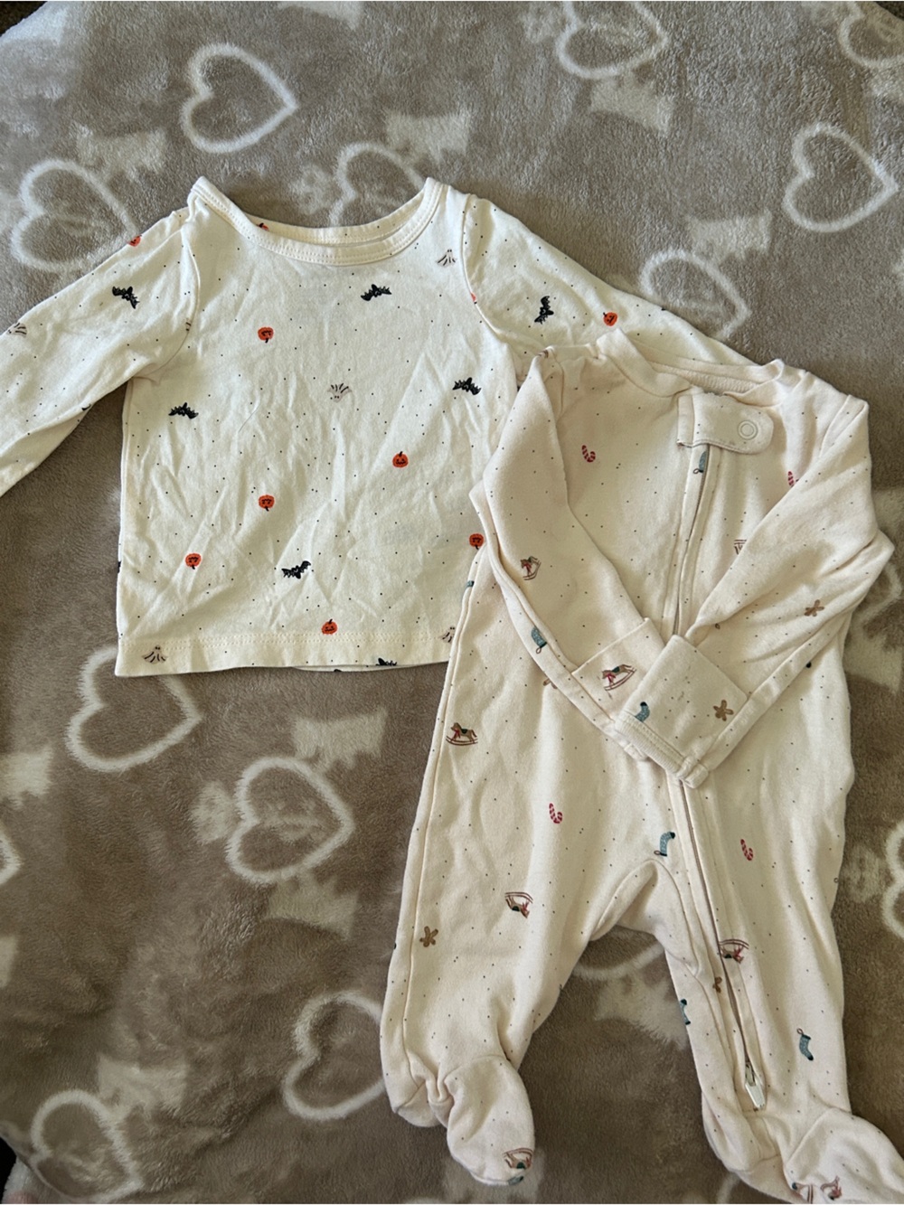 Holiday set Halloween Christmas baby